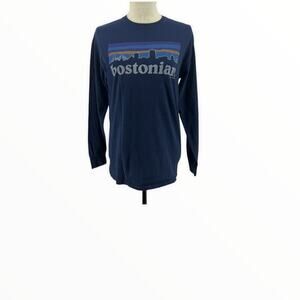 Chowdaheadz Bostonia Boston Skyline Long Sleeve Crew Neck Medium